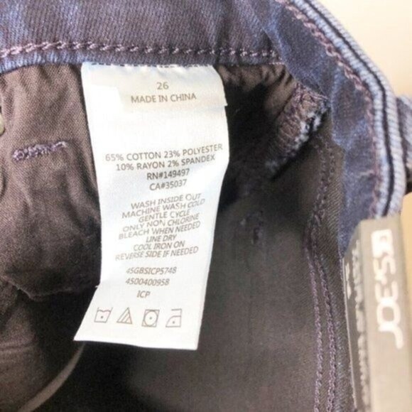 JOE'S JEANS Charlie Snakeskin Print Skinny Jeans  - Picture 9 of 10